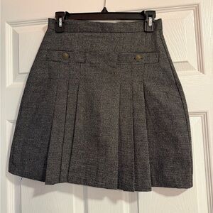 Pleated wool skirt, super soft
